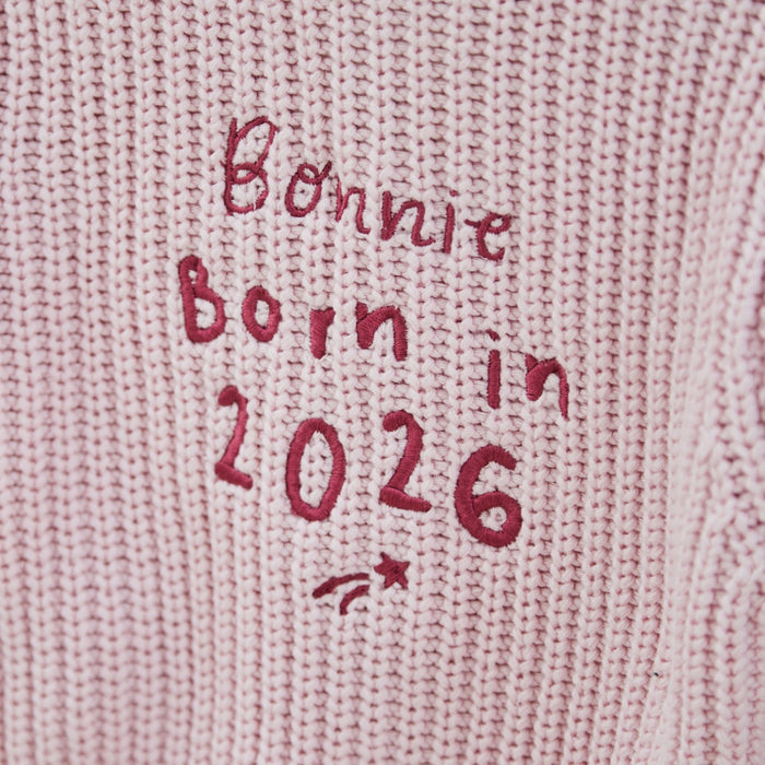 Personalised Born In 2026 Pink Cardigan