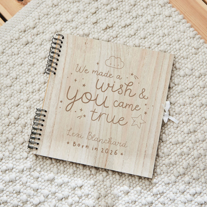 Personalised Born In 2026 Scrapbook