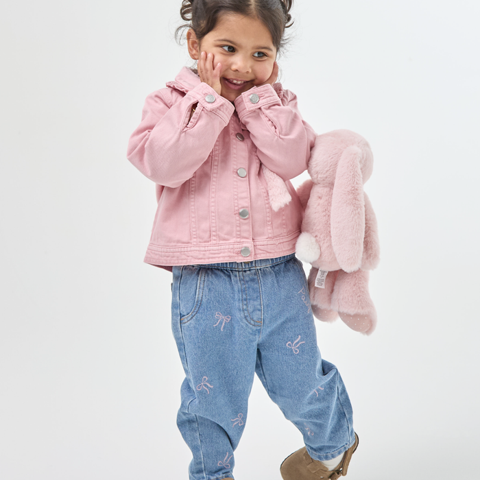 Personalised Bow Denim Jeans
