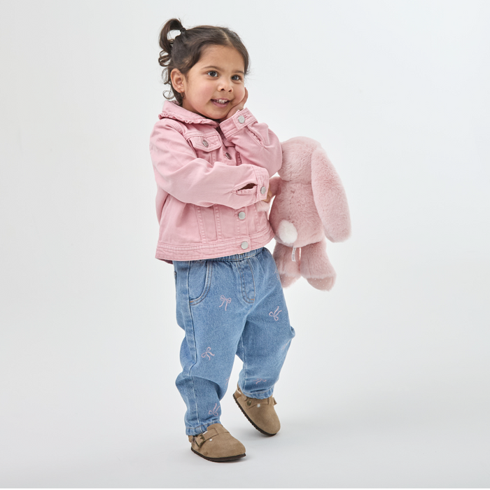 Personalised Bow Denim Jeans