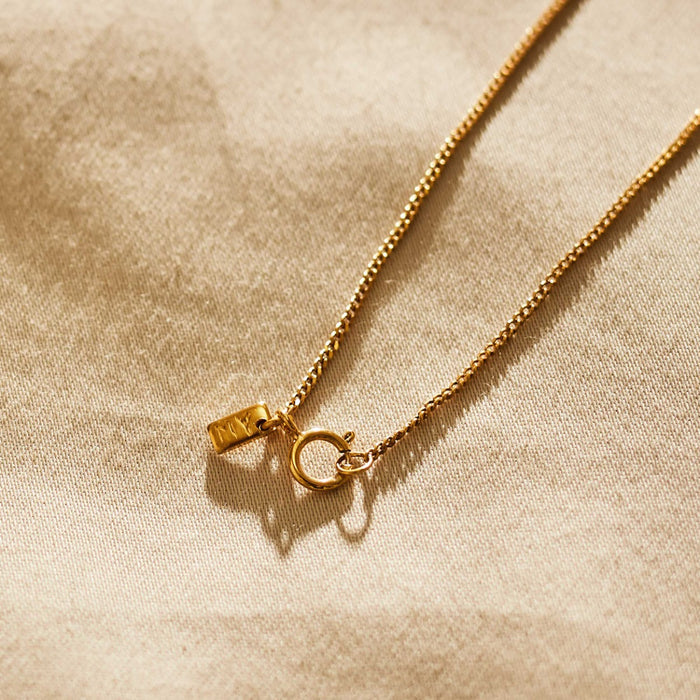 Personalised Bridal Gold-Plated Disc Necklace