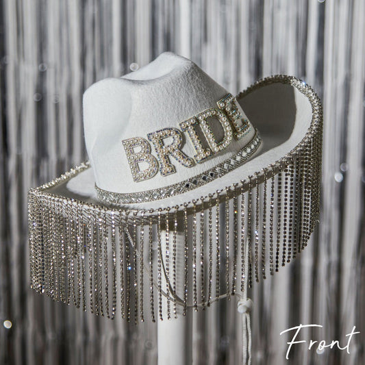 Personalised Bride Cowboy Hat