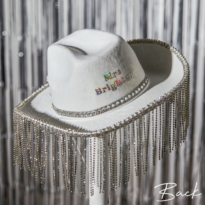 Personalised Bride Cowboy Hat