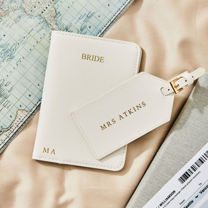 Personalised Bride Travel Set