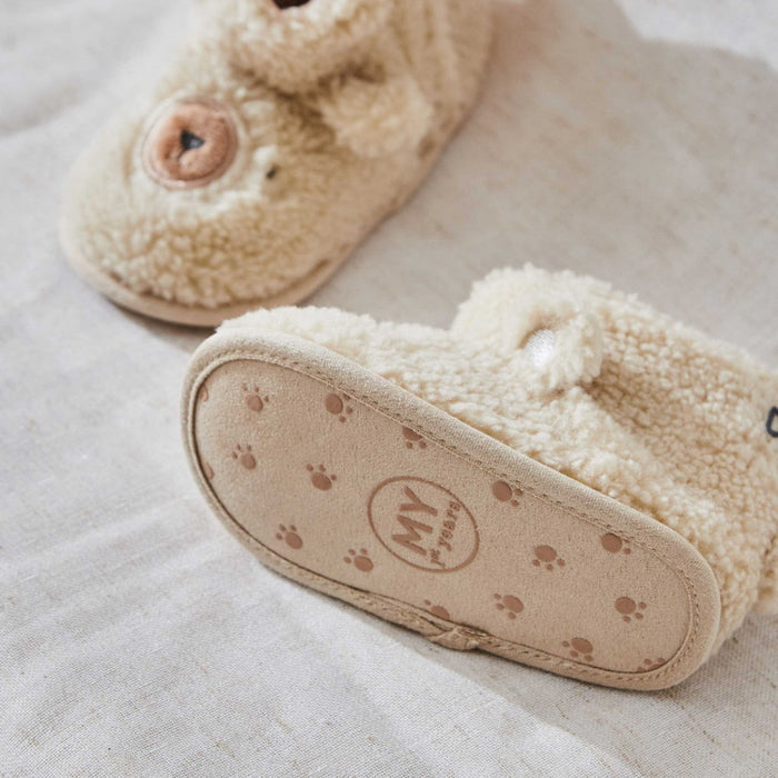 Personalised Brown Bear Borg Booties