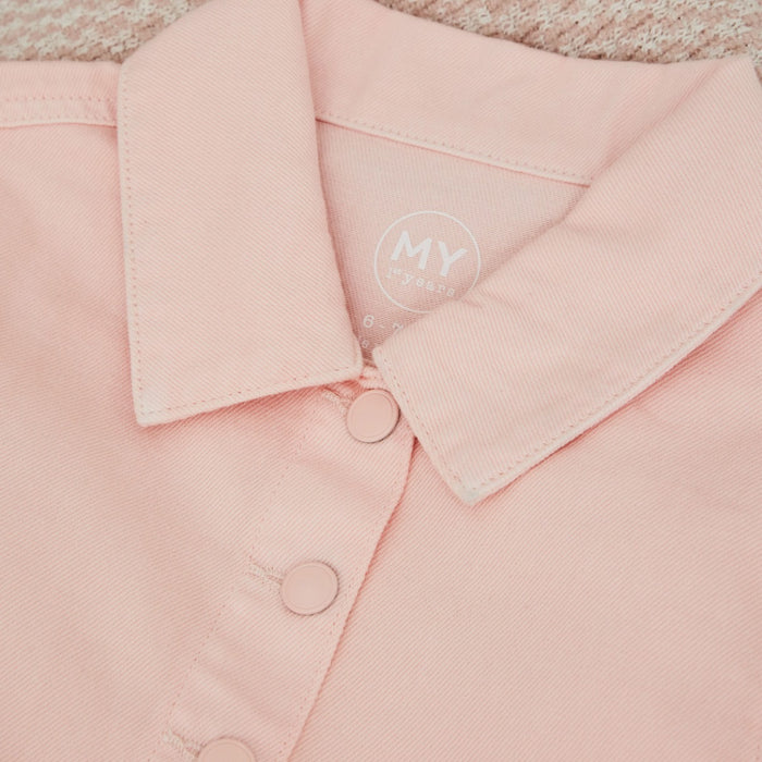 Personalised Bumblebee Pink Denim Jacket