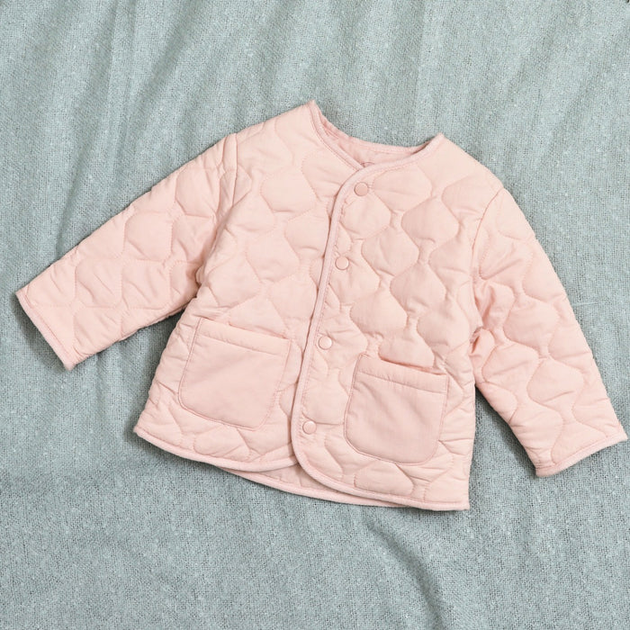 Personalised Bumblebee Pink Quilted Jacket