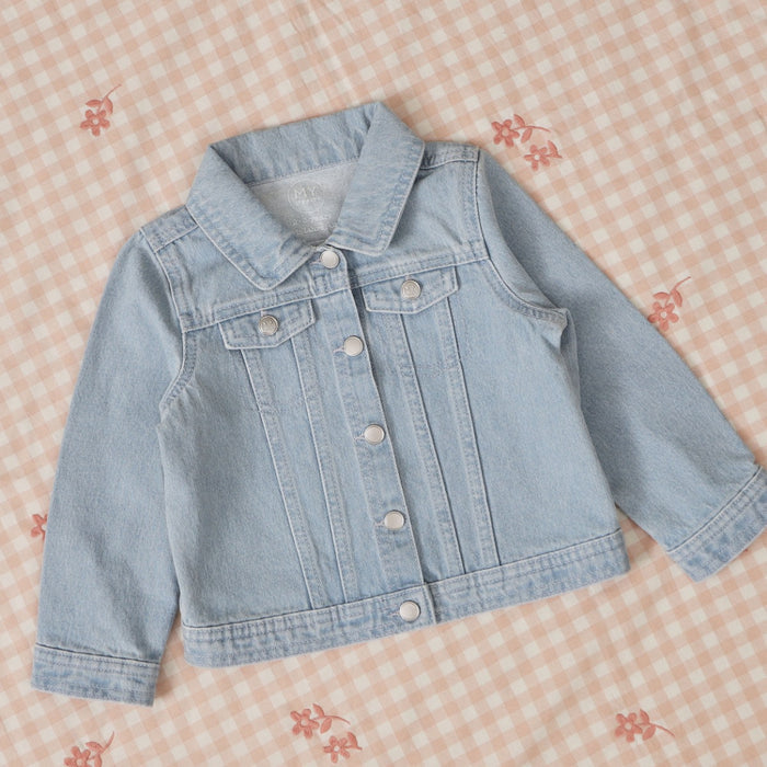Personalised Bumblebee Stonewash Denim Jacket