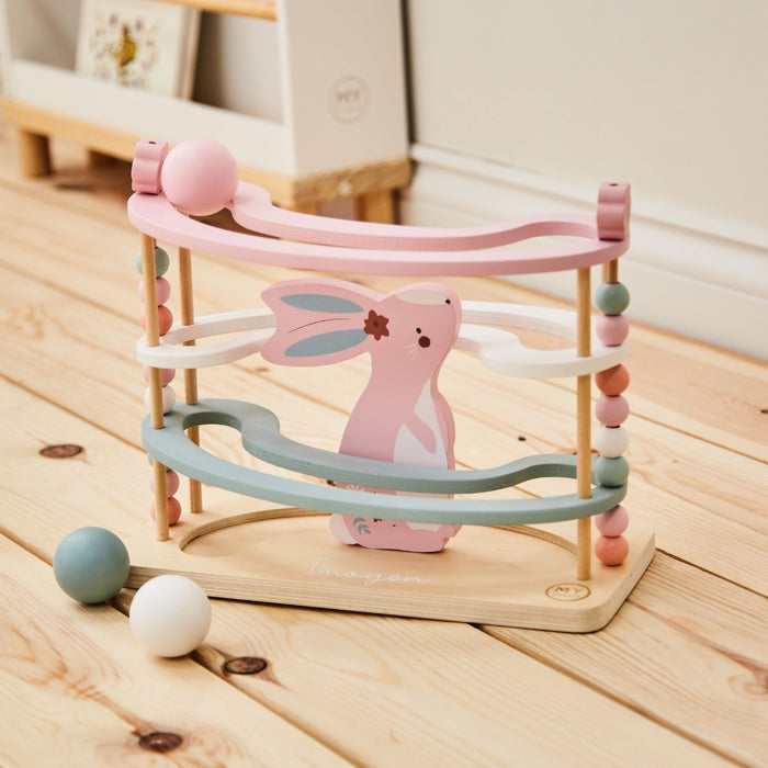 Personalised Bunny Wooden Ball Runner FSC®