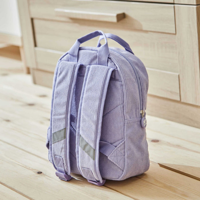 Personalised Butterfly Lilac Mini Cord Backpack
