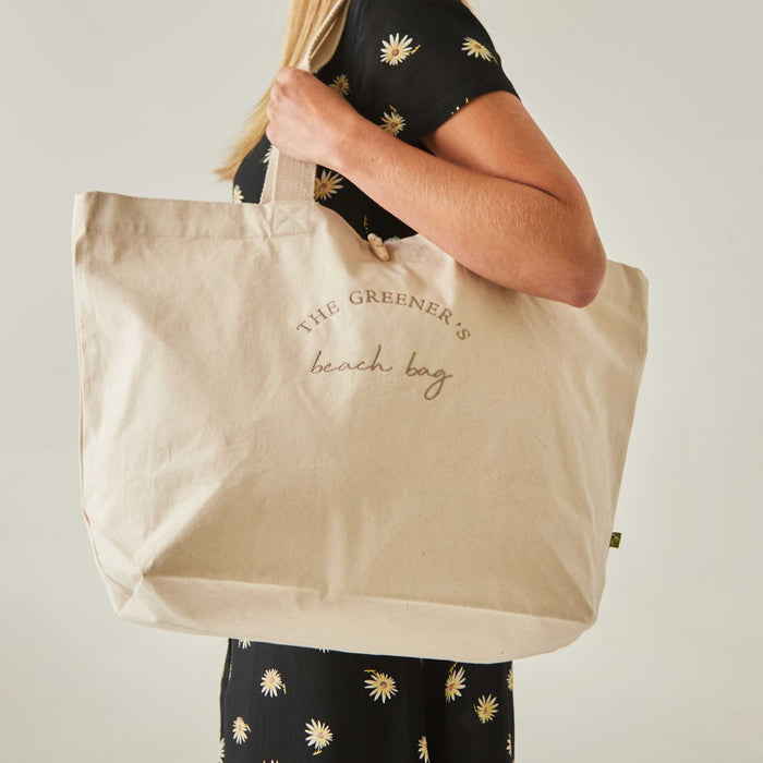 Personalised Canvas Beach Tote Bag
