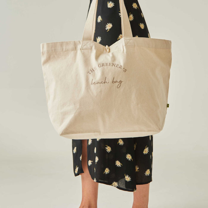 Personalised Canvas Beach Tote Bag