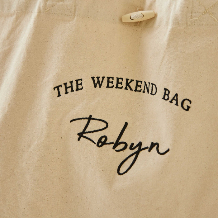 Personalised Canvas Beach Tote Bag