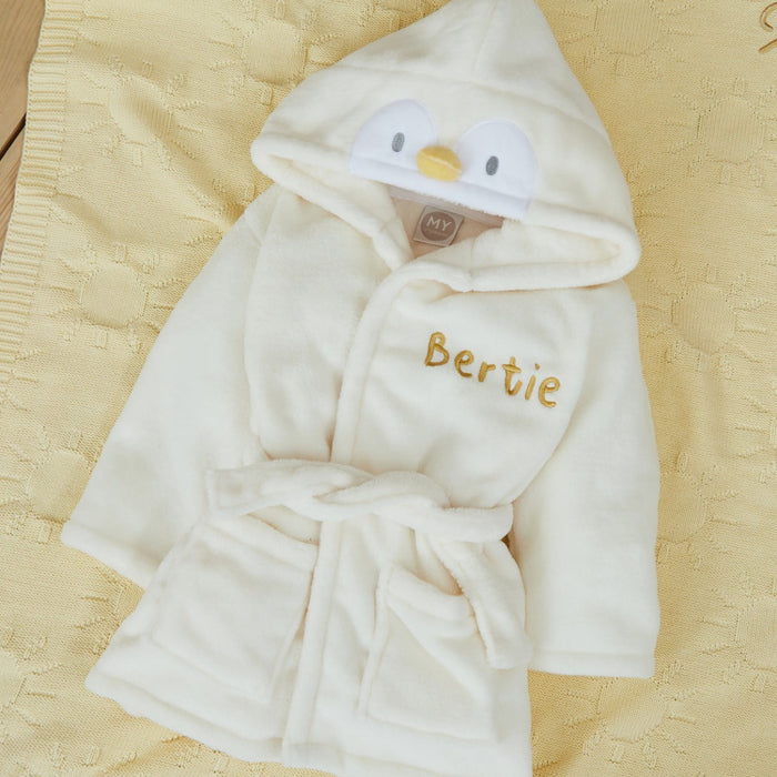 Personalised Chick Fleece Robe
