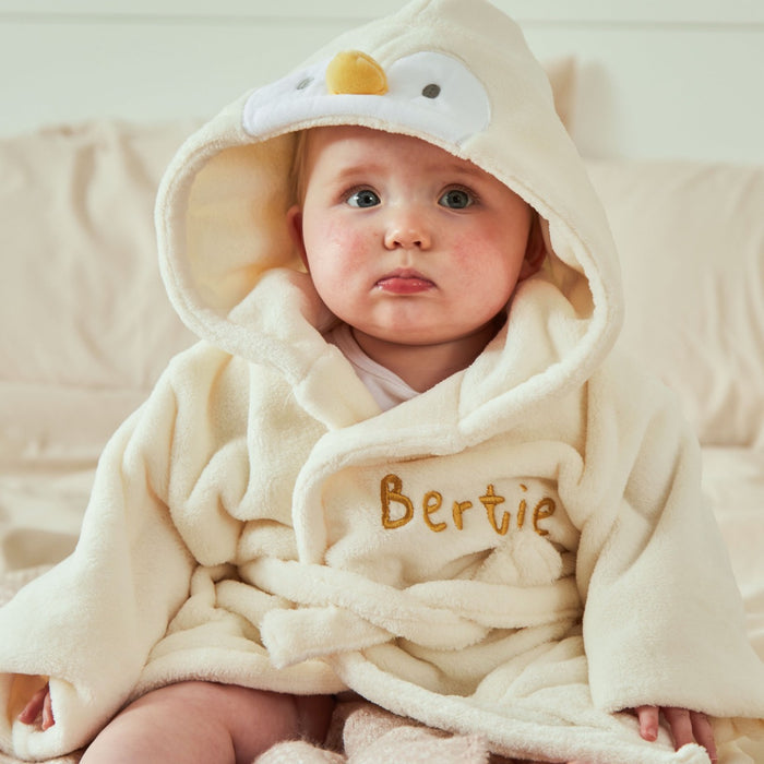 Personalised Chick Fleece Robe