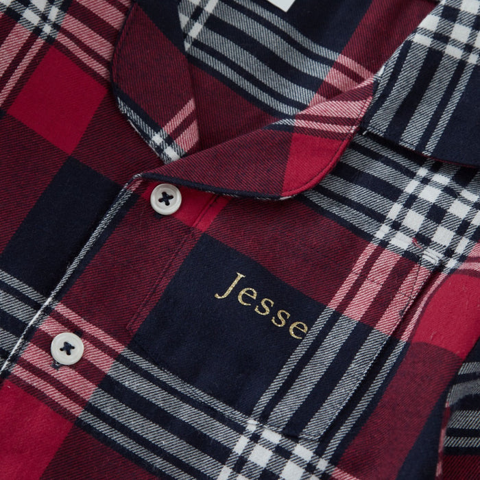 Personalised Children's Tartan PJ Set