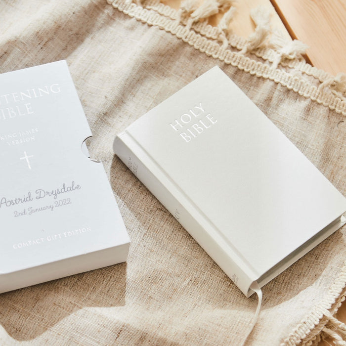Personalised Christening Holy Bible