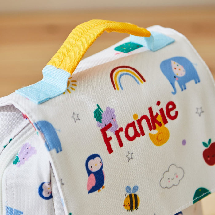 Personalised Colourful Print Lunch Bag