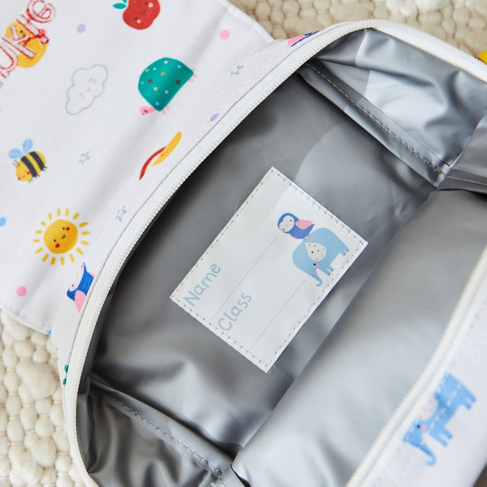 Personalised Colourful Print Lunch Bag