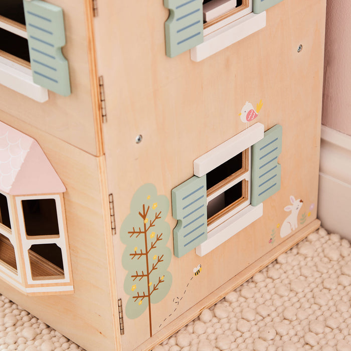 Personalised Colourful Wooden Doll’s House FSC®