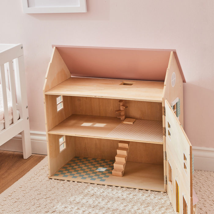 Personalised Colourful Wooden Doll’s House FSC®