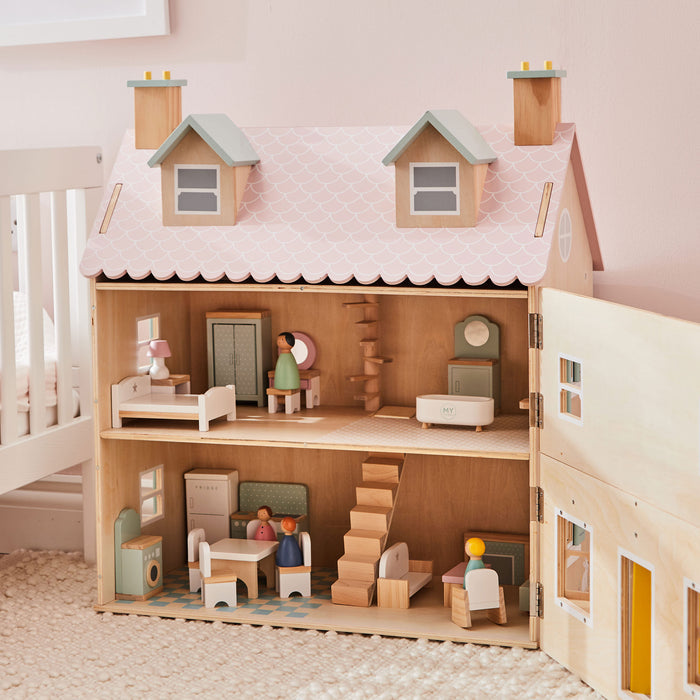 Personalised Colourful Wooden Doll’s House FSC®