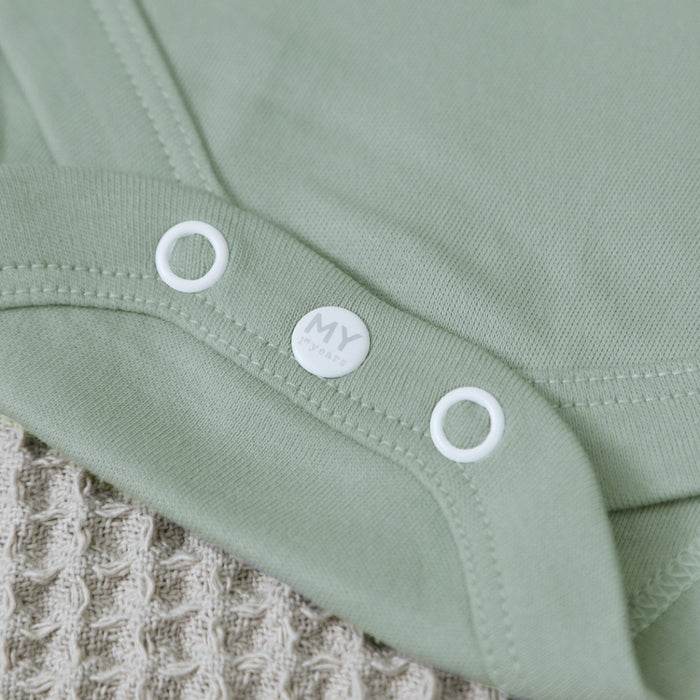 Personalised Coming Soon Sage Organic Bodysuit