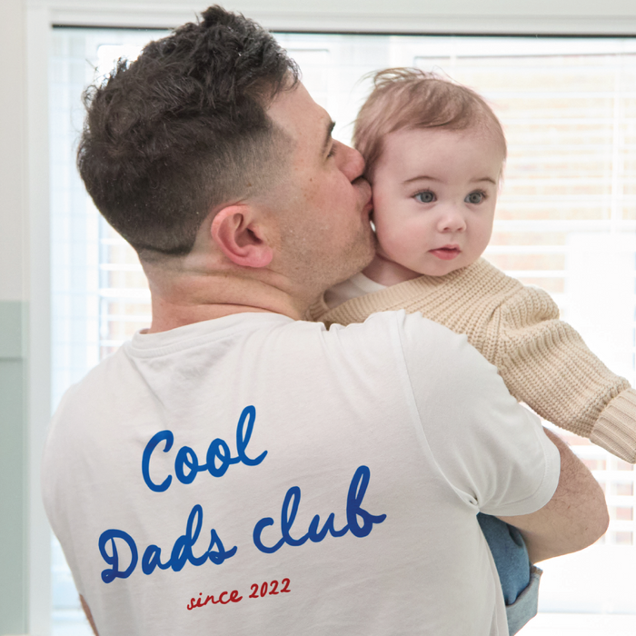 Personalised Cool Dads Club White T-shirt