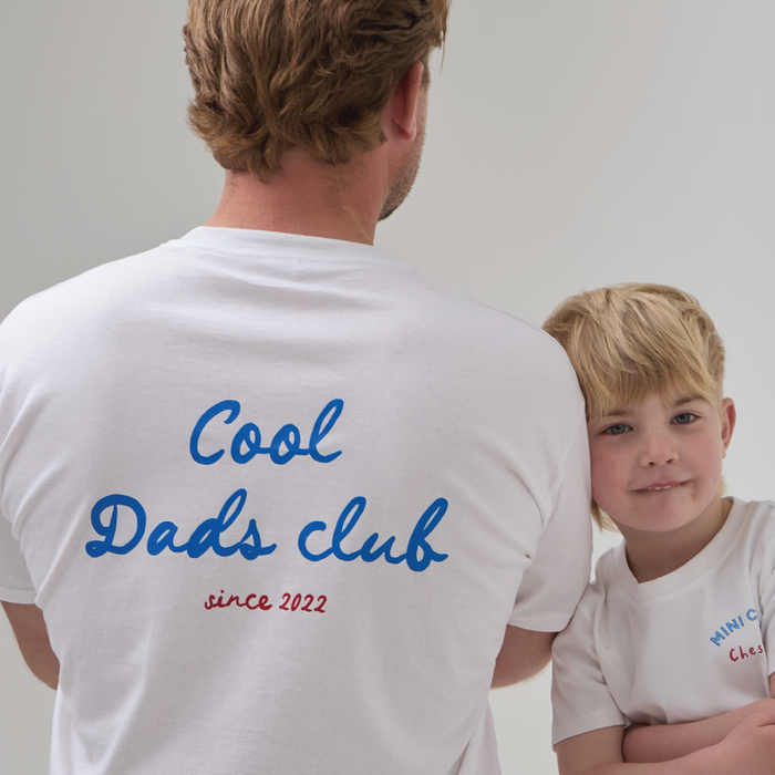 Personalised Cool Dads Club White T-shirt