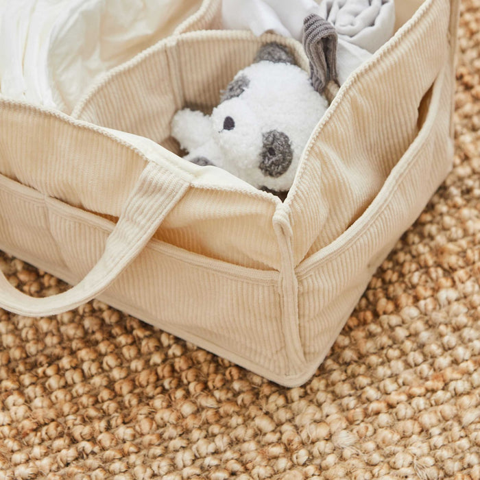 Personalised Cream Nappy Caddy