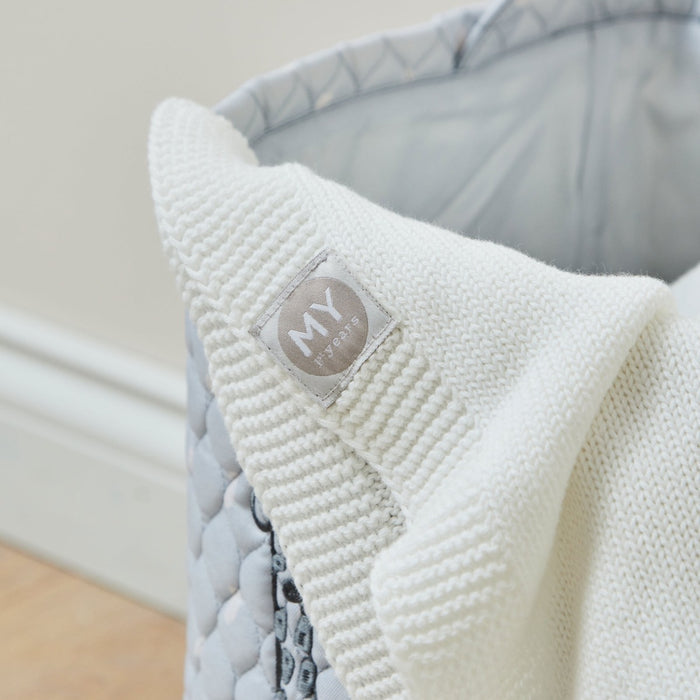 Personalised Cuddle Club Tortoise Ivory Knitted Shawl