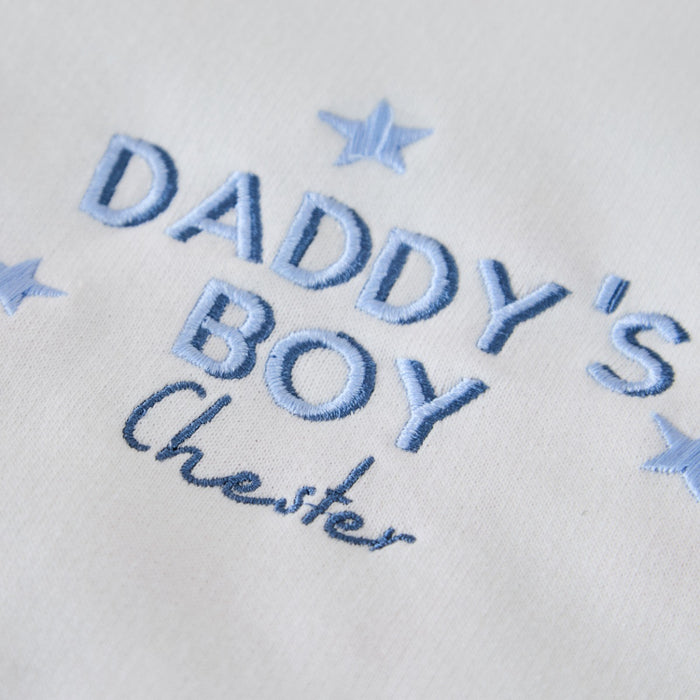 Personalised Daddy’s Boy Ecru Sweatshirt