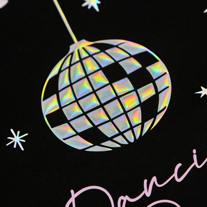 Personalised Dancing Queen Black Hen T-Shirt
