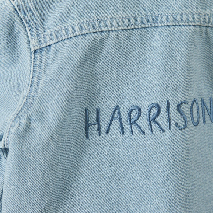 Personalised Denim Stonewash Jacket