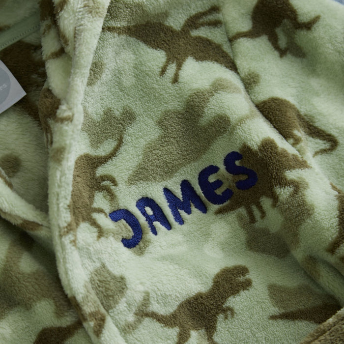 Personalised Dino Camo Robe