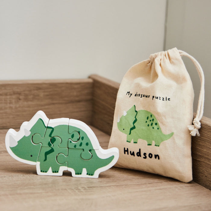 Personalised Dino FSC® Wooden Puzzle