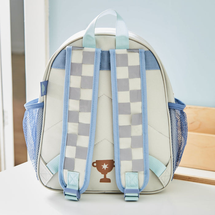 Personalised Dinosaur & Car Medium Backpack