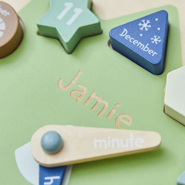 Personalised Dinosaur Clock Puzzle FSC®