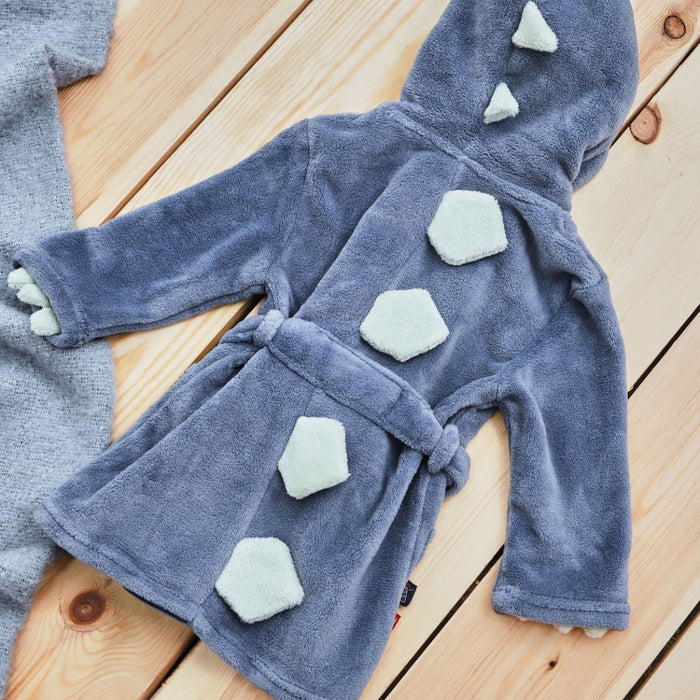 Personalised Dinosaur Fleece Dressing Gown