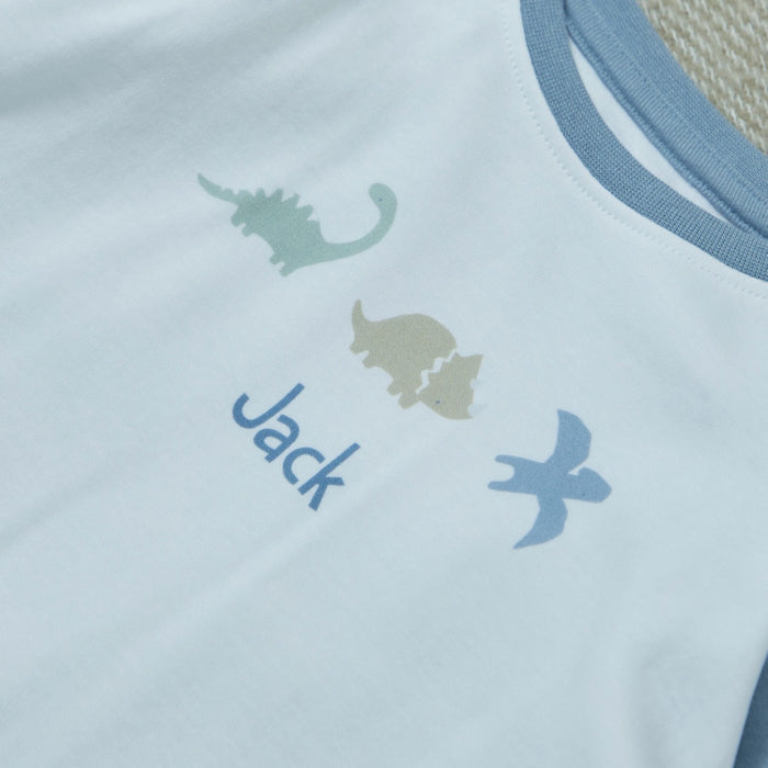 Personalised Dinosaur Jersey Pyjamas