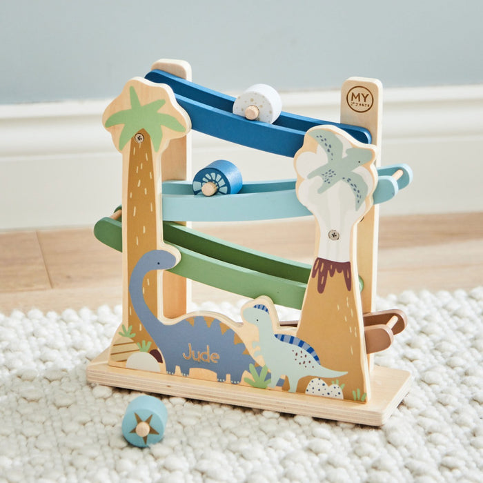 Personalised Dinosaur Wooden Ramp Toy FSC®