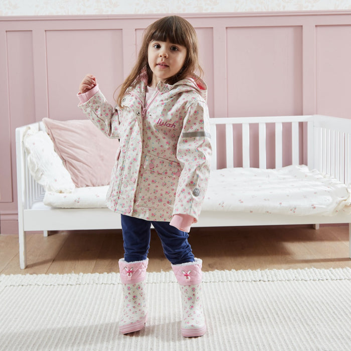 Personalised Ditsy Floral Rain Mac