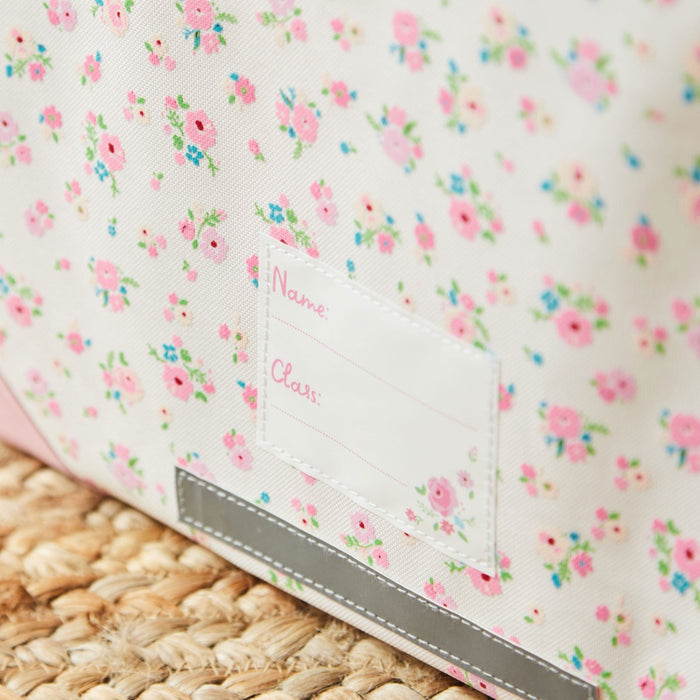 Personalised Ditsy Print Book Bag