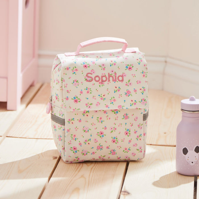 Personalised Ditsy Print Lunch Bag