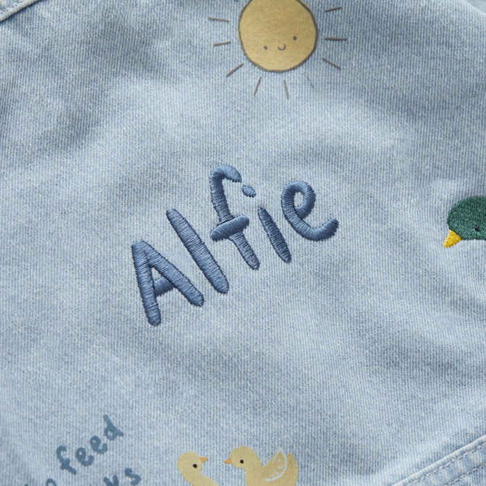 Personalised Duck Stonewash Denim Jacket
