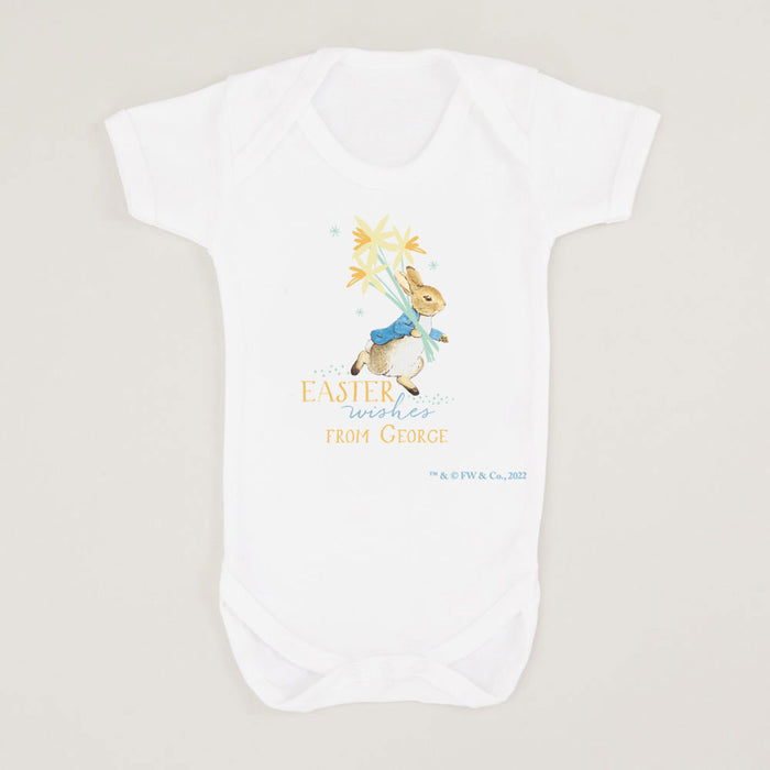 Personalised Easter Peter Rabbit Bodysuit
