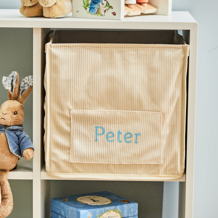 Personalised Ecru Storage Cube