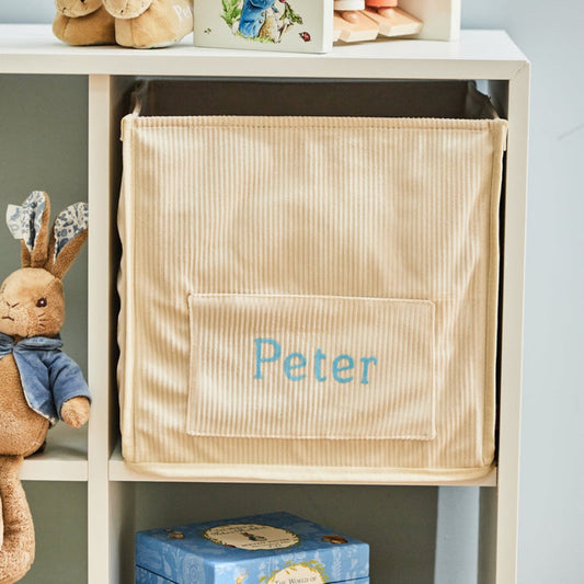 Personalised Ecru Storage Cube