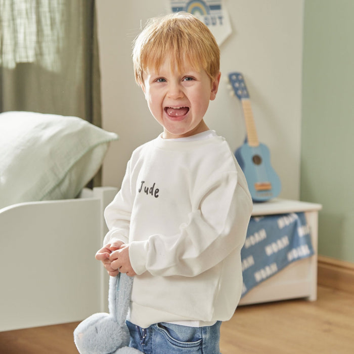 Personalised Ecru Sweatshirt