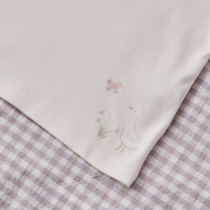 Personalised Floral Butterfly Pink T-Shirt